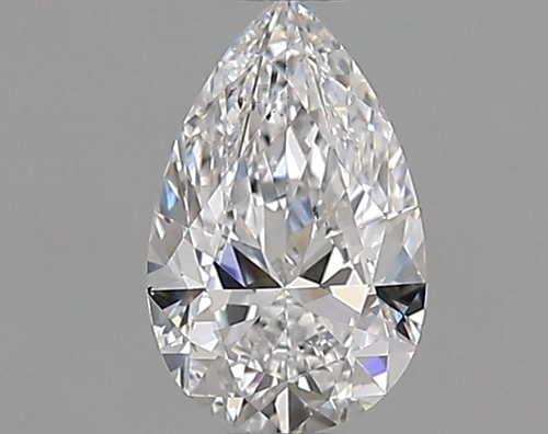 0.7 carat D-SI1 Natūralus Pear Deimantas (1)