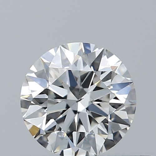 0.37 carat F-SI1 Excellent cut Natūralus Round Deimantas (1)