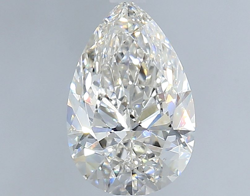 1.5 carat H-SI1 Natūralus Pear Deimantas (1)