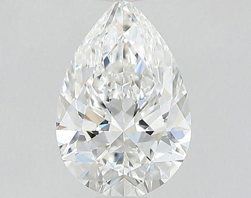 0.96 carat F-VVS2 Natūralus Pear Deimantas (1)