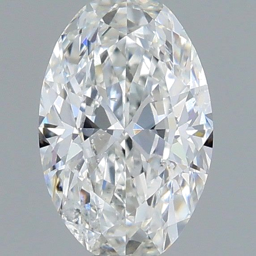 0.51 carat F-SI1 Natūralus Oval Deimantas (1)