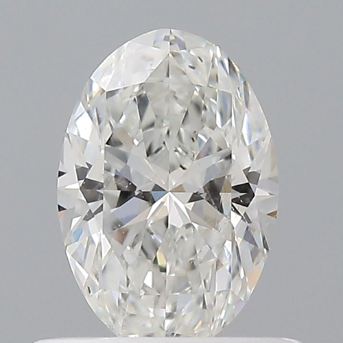 0.52 carat F-SI1 Natūralus Oval Deimantas (1)