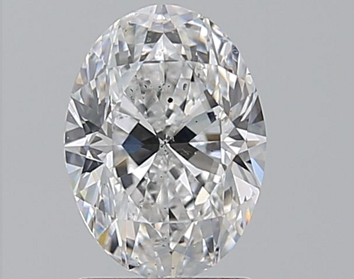1.71 carat D-SI1 Natūralus Oval Deimantas (1)
