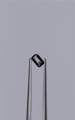 0.3 carat Fancy Black-VVS2 Natūralus Emerald Deimantas (1)