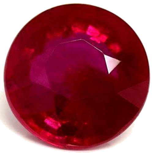 1.02 carat RED Round Rubinas (1)