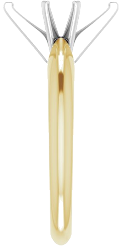 Sužadėtuvių Žiedas „Heavy Solitaire“ 585 Baltojo Ir Geltonojo Aukso Marquise 10.5mm x 5.5mm (4)