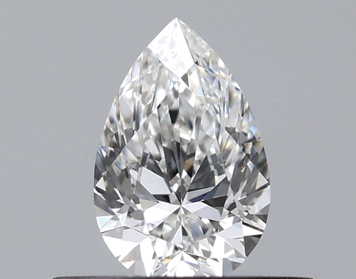 0.32 carat E-VVS2 Natūralus Pear Deimantas (1)