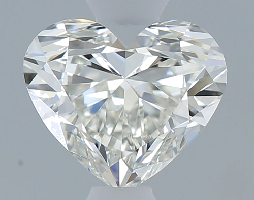 0.5 carat I-VVS2 Natūralus Heart Deimantas (1)
