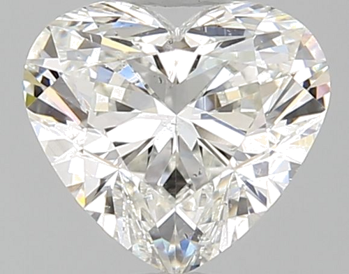 0.9 carat I-SI2 Natūralus Heart Deimantas (1)