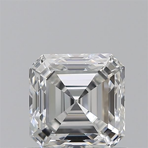 0.83 carat F-VVS2 Natūralus Asscher Deimantas (1)