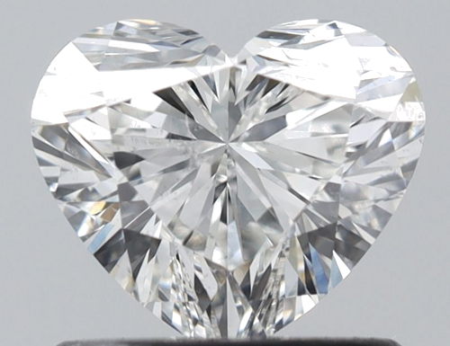 0.8 carat H-SI2 Natūralus Heart Deimantas (1)