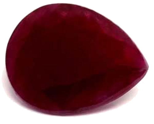 2.42 carat RED Pear Rubinas (1)