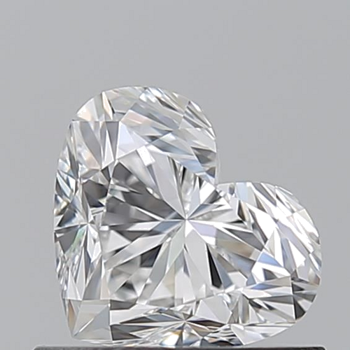 0.69 carat F-VVS2 Natūralus Heart Deimantas (1)