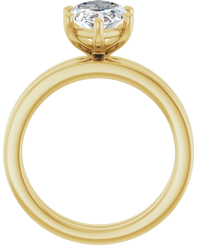 Sužadėtuvių Žiedas „Solitaire“ 14k yellow gold Marquise 14mm x 7mm (7)