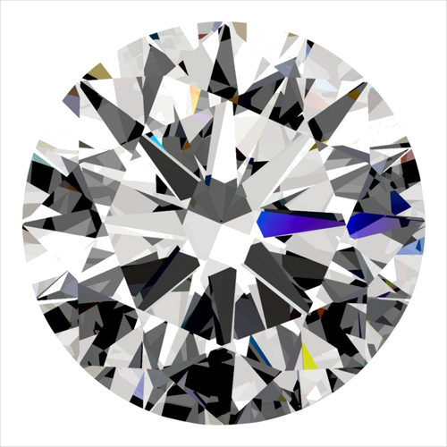 0.3 carat D-VVS1 Very Good cut Natūralus Round Deimantas (1)
