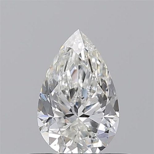 0.5 carat G-SI1 Natūralus Pear Deimantas (1)