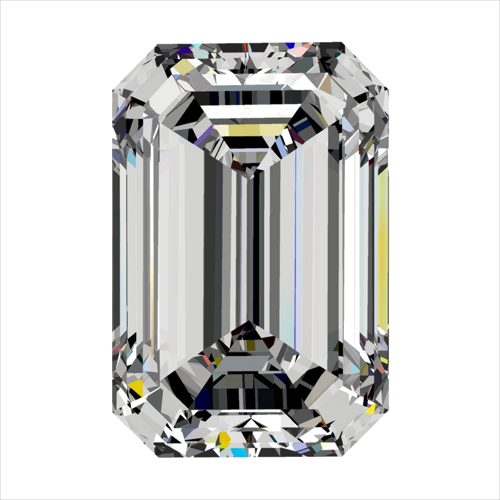 0.4 carat H-VS2 Natūralus Emerald Deimantas (1)