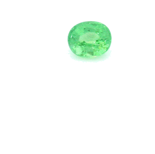 0.42 carat GREEN Oval Garnet (1)