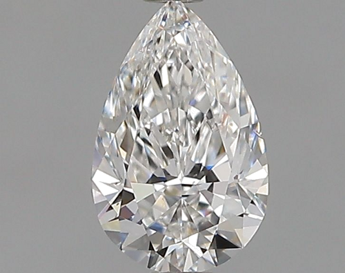 0.5 carat F-SI1 Natūralus Pear Deimantas (1)