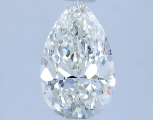 0.55 carat I-VVS1 Natūralus Pear Deimantas (1)