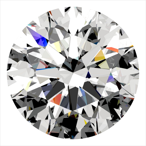 0.34 carat F-VS1 Excellent cut Natūralus Round Deimantas (1)