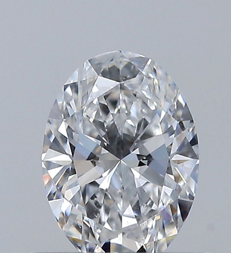 0.5 carat D-SI2 Natūralus Oval Deimantas (1)