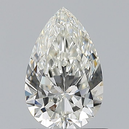 0.76 carat H-VVS2 Natūralus Pear Deimantas (1)