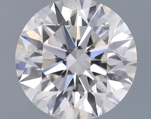 0.46 carat F-SI1 Excellent cut Natūralus Round Deimantas (1)