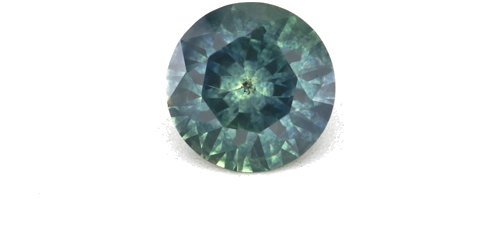 0.61 carat GREEN Round Safyras (1)