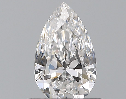 0.5 carat D-VS2 Natūralus Pear Deimantas (1)