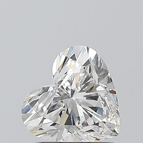 1.0 carat G-VVS2 Natūralus Heart Deimantas (1)