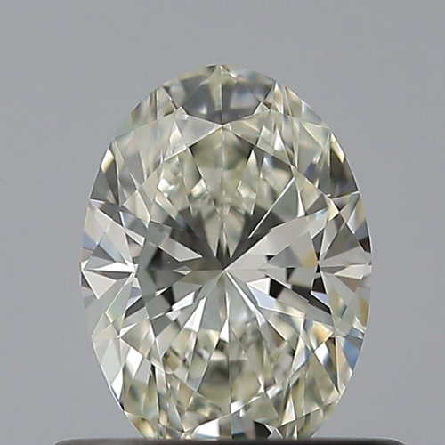 0.51 carat K-VVS1 Natūralus Oval Deimantas (1)