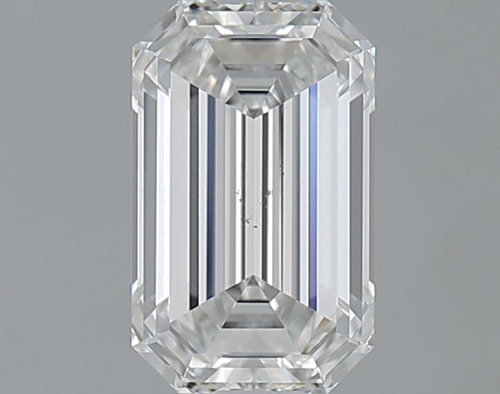 1.01 carat F-SI1 Natūralus Emerald Deimantas (1)