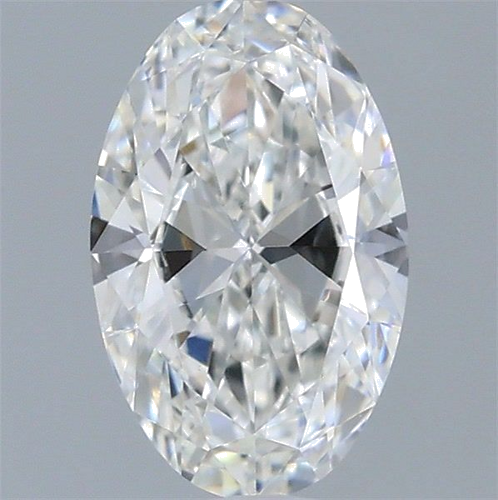 0.5 carat G-VS1 Natūralus Oval Deimantas (1)
