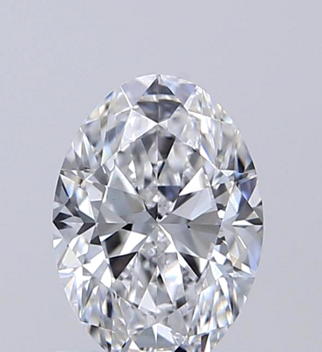 0.71 carat D-VS1 Natūralus Oval Deimantas (1)