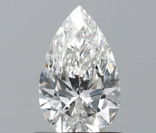 0.63 carat H-VS1 Natūralus Pear Deimantas (1)