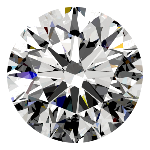 0.34 carat H-VS1 Excellent cut Natūralus Round Deimantas (1)
