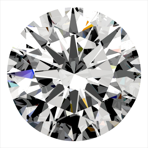 0.3 carat D-VVS2 Excellent cut Natūralus Round Deimantas (1)