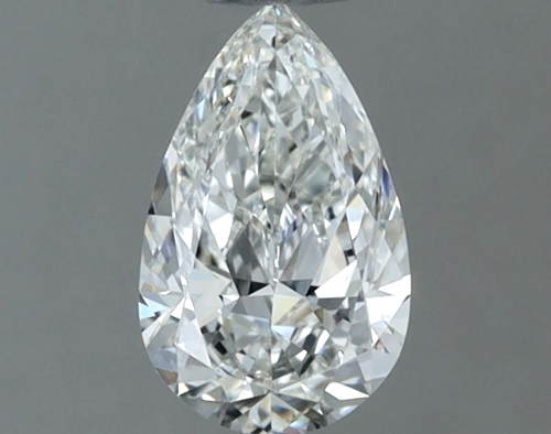 0.6 carat G-VS1 Natūralus Pear Deimantas (1)