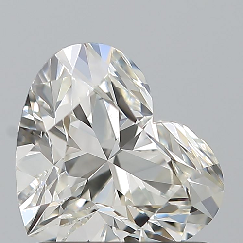 1.01 carat I-VVS1 Natūralus Heart Deimantas (1)