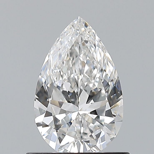 0.7 carat F-VVS2 Natūralus Pear Deimantas (1)