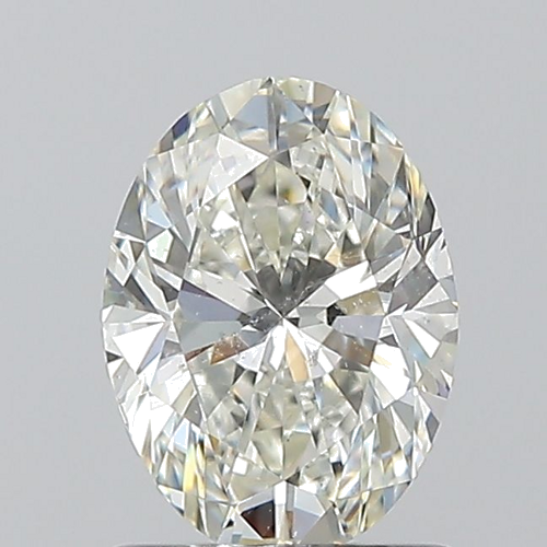 1.01 carat I-SI1 Natūralus Oval Deimantas (1)