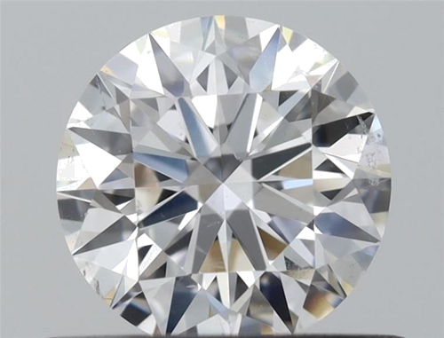 0.52 carat E-SI2 Excellent cut Natūralus Round Deimantas (1)