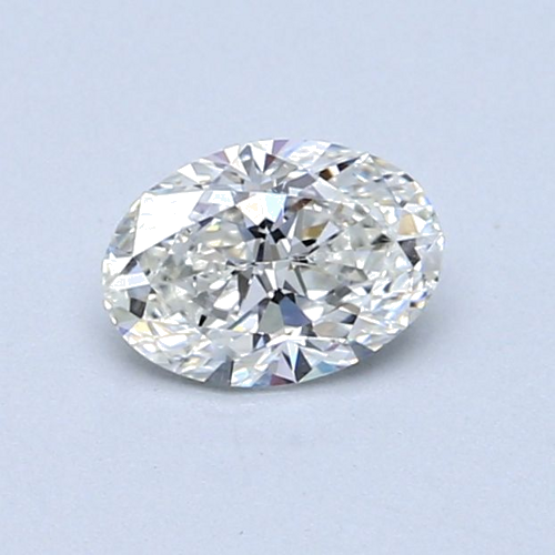 0.56 carat H-SI1 Natūralus Oval Deimantas (1)