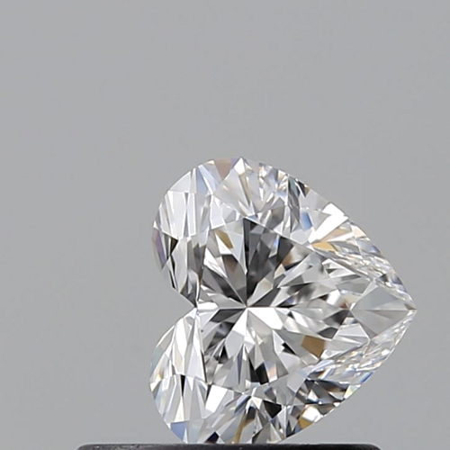 0.55 carat E-VVS1 Natūralus Heart Deimantas (1)