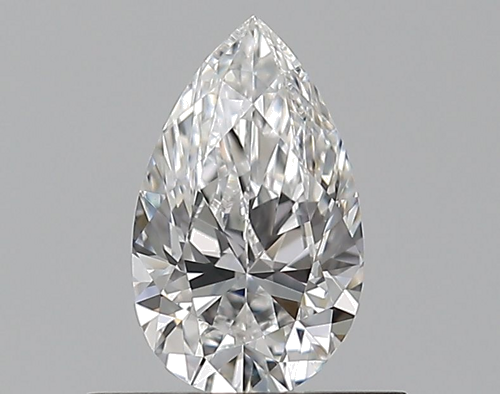 0.51 carat E-VVS2 Natūralus Pear Deimantas (1)