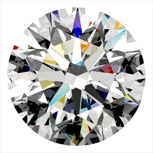 0.3 carat E-VS2 Excellent cut Natūralus Round Deimantas (1)