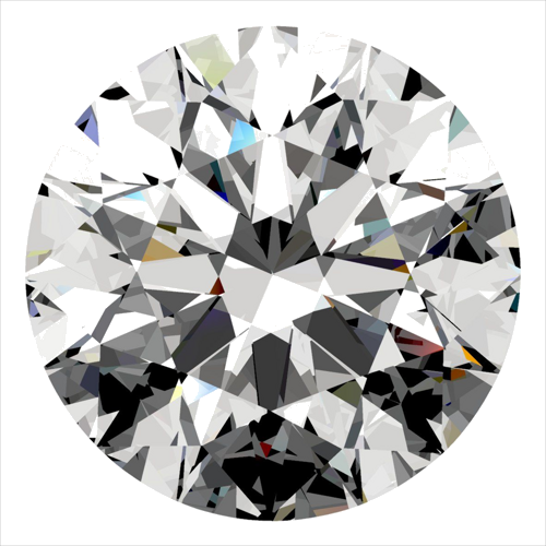 0.33 carat F-SI2 Excellent cut Natūralus Round Deimantas (1)