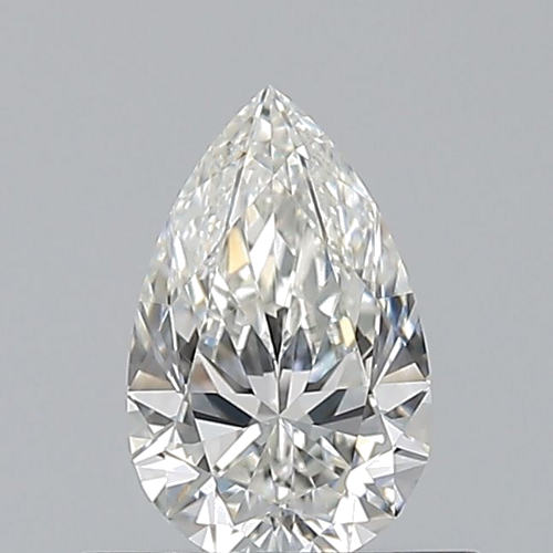 0.5 carat G-VVS2 Natūralus Pear Deimantas (1)