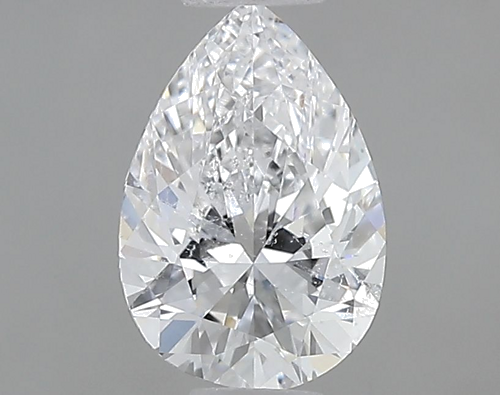 0.7 carat D-SI2 Natūralus Pear Deimantas (1)